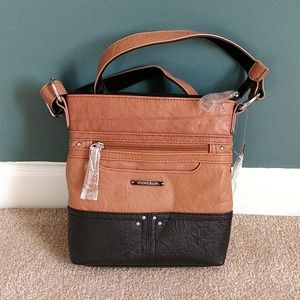 NWT leather crossbody bag